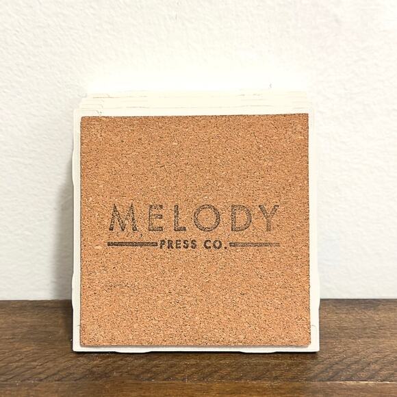 NEW: Melody Press Co. - Colorado State Flag Coasters (set of 4, 4"x4") - Picture 3 of 4